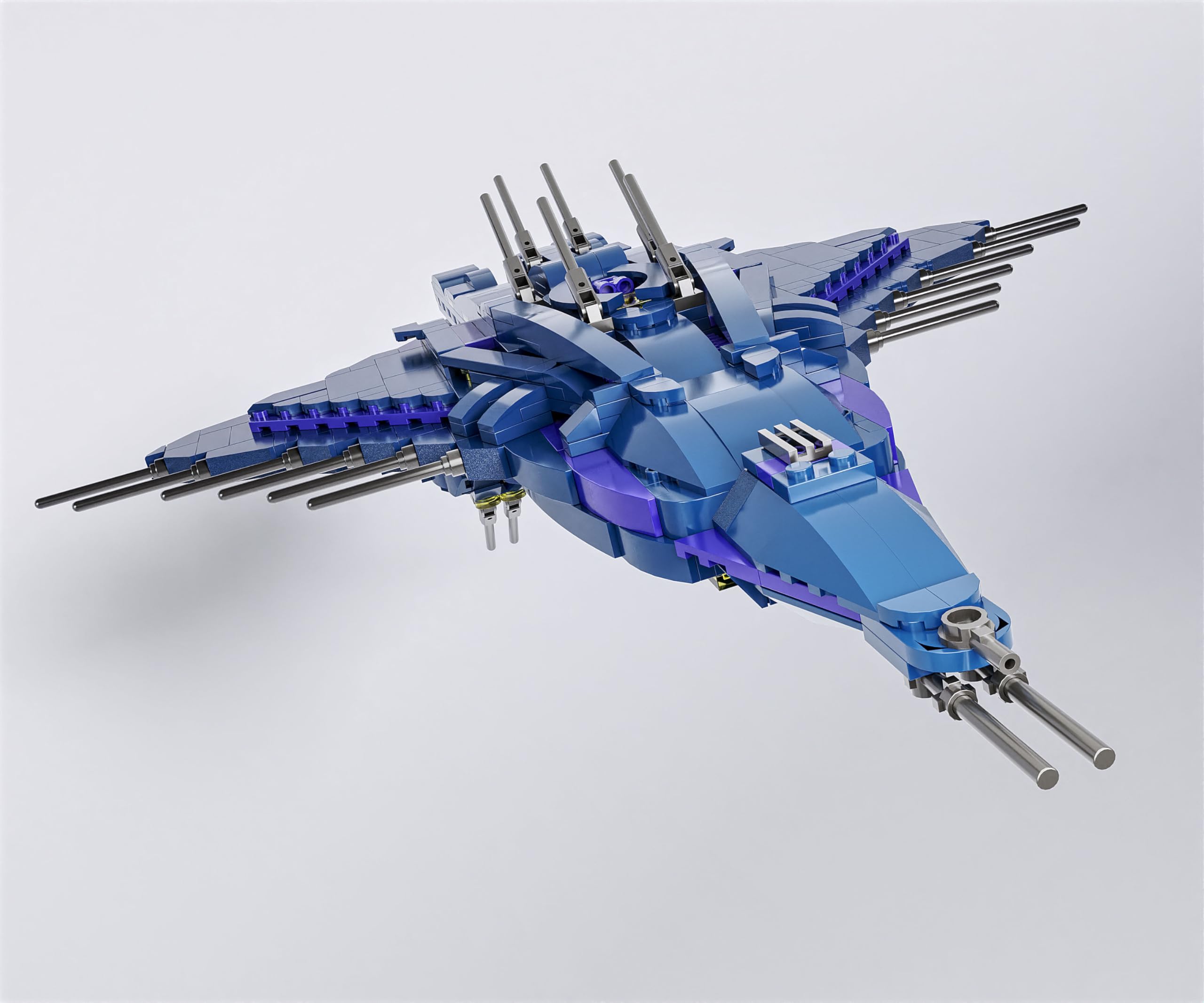 Amazon.com: BlueBrixx Pro 106844 Stargate Wraith Cruiser with 1037